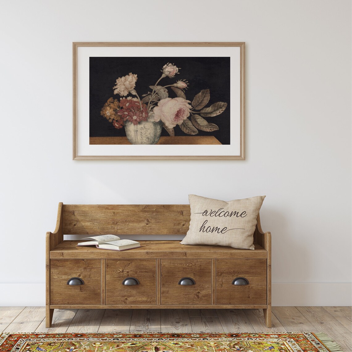 Vintage Floral Bouquet Art Print, Antique Floral - Image 2
