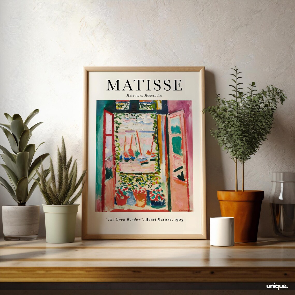 Henri Matisse The Open Window 1905 Fauvist Colorful Art Poster - Image 2