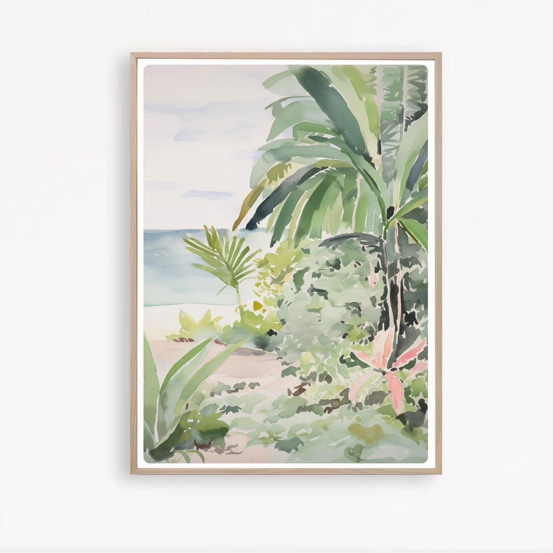 Tropical Beach Watercolor Art Print, Australian Decor - Image 4