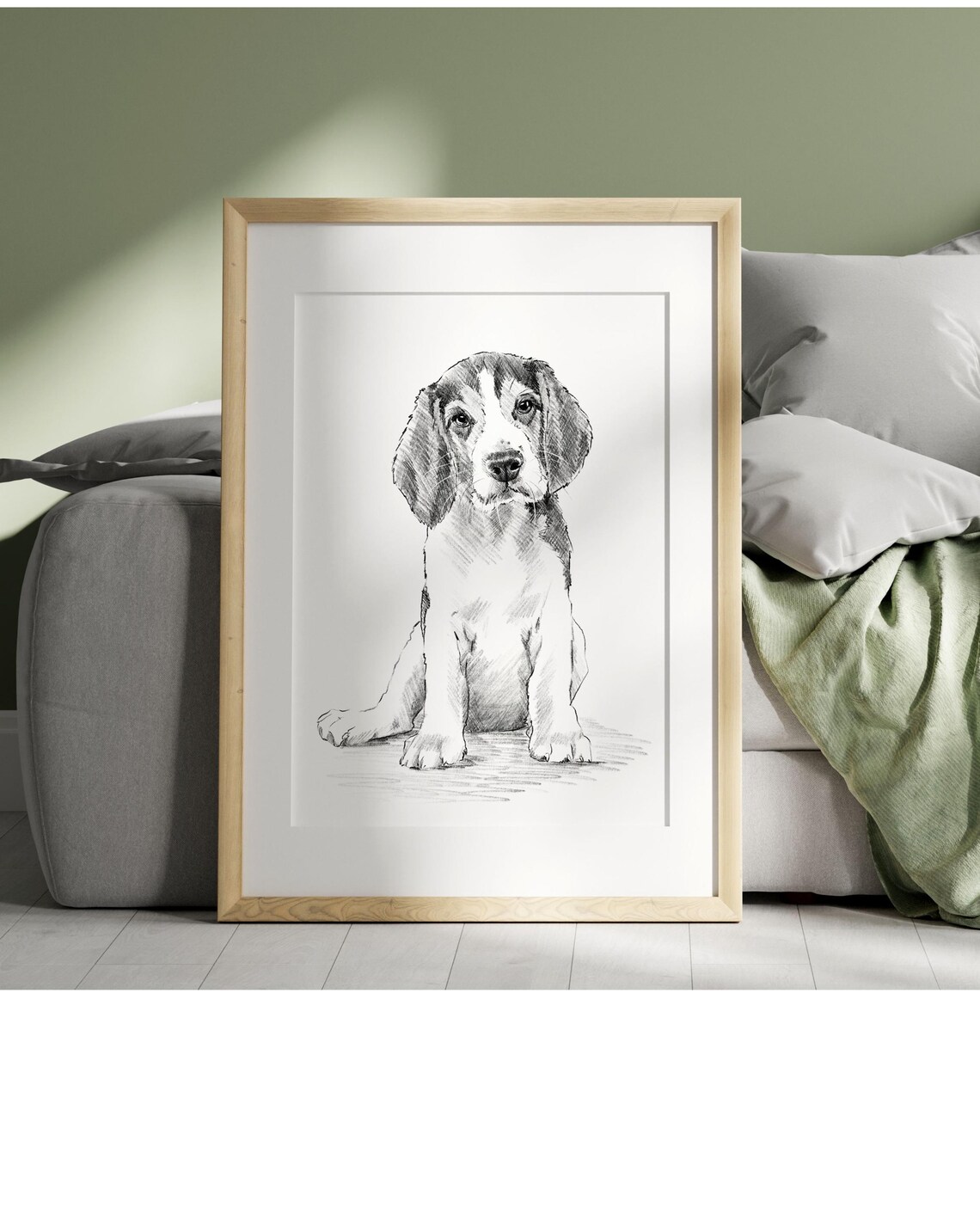 Custom Pet Portrait From Photo, Pet Loss Gift - Image 3