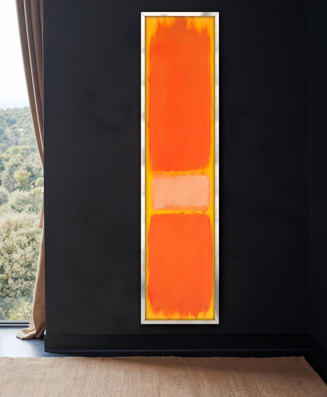 Mark Rothko Inspired Abstract Art Large Vertical Wall Decor Modern Minimalist Painting Long Thin Wall Art Rothko Art Unique Gift - Image 4