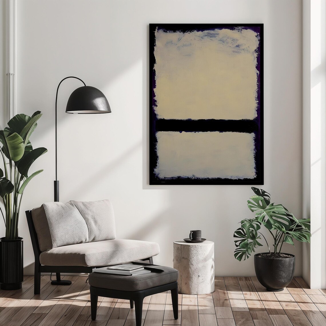 Mark Rothko Inspired Painting Minimalist Wall Art Rothko Wall Art Modern Decor Ready To Hang Wall Decor Unique Gift - Image 2
