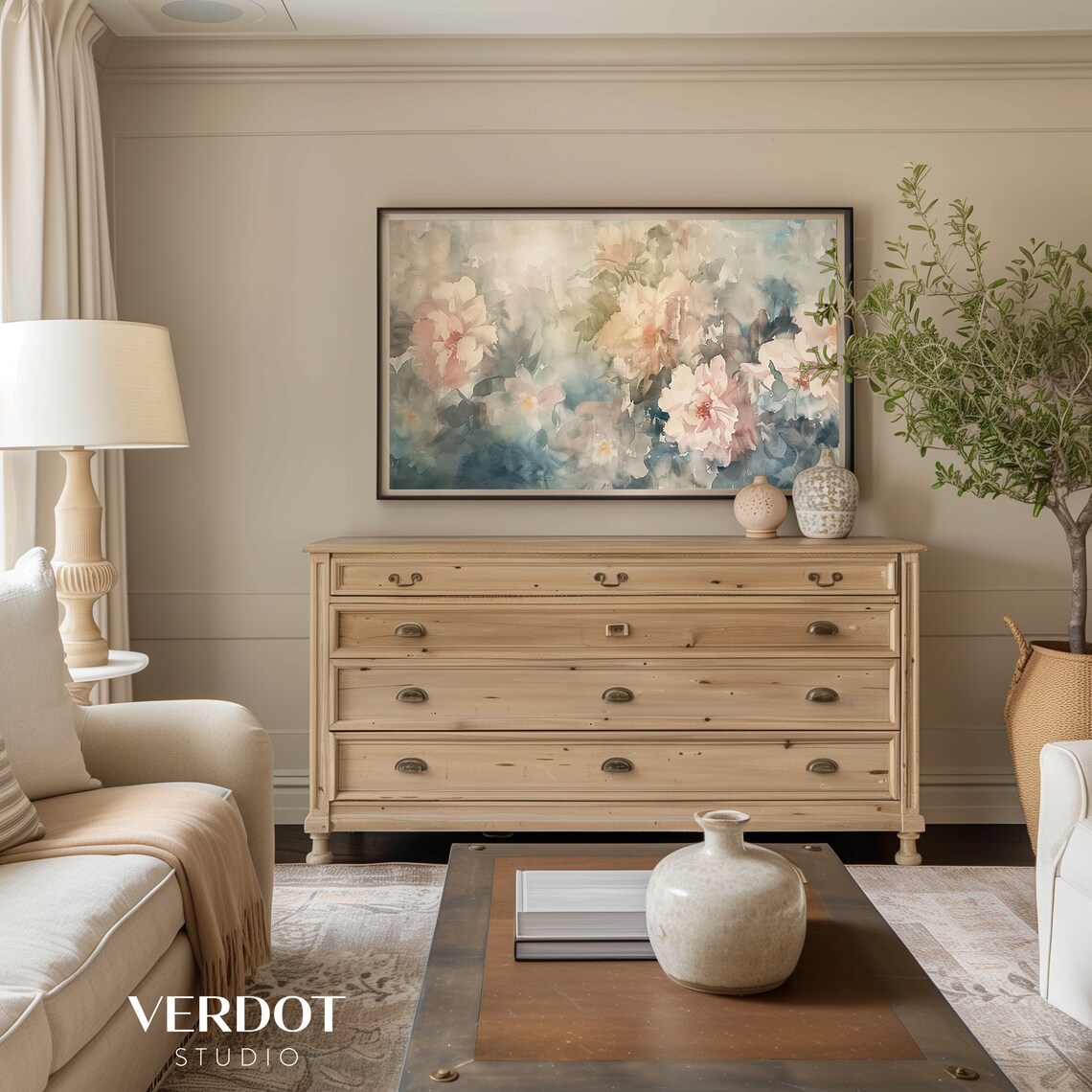Spring Flower Painting Art Print, Vintage Floral - Image 2