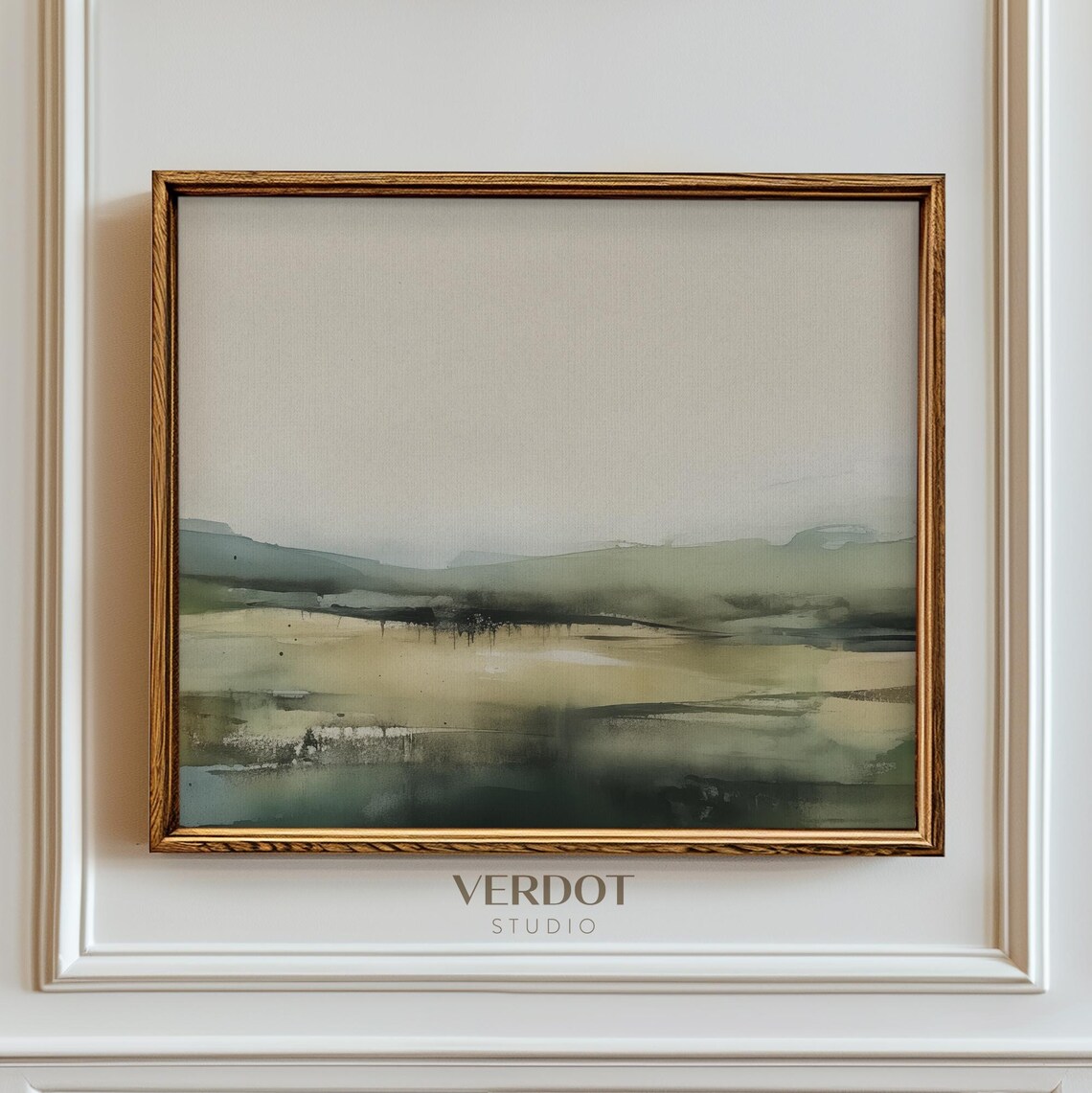 Abstract Landscape Painting, Modern Spring Art Print