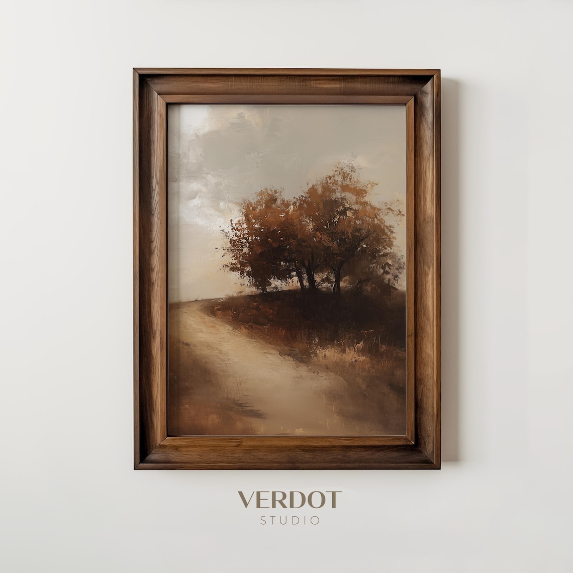 Vintage Fall Landscape, Autumn Trees Art Print - Image 2