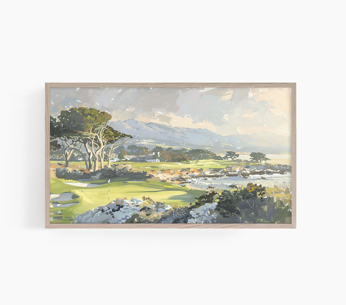 Golf Man Cave Wall Art Print, Golf Lover Gift