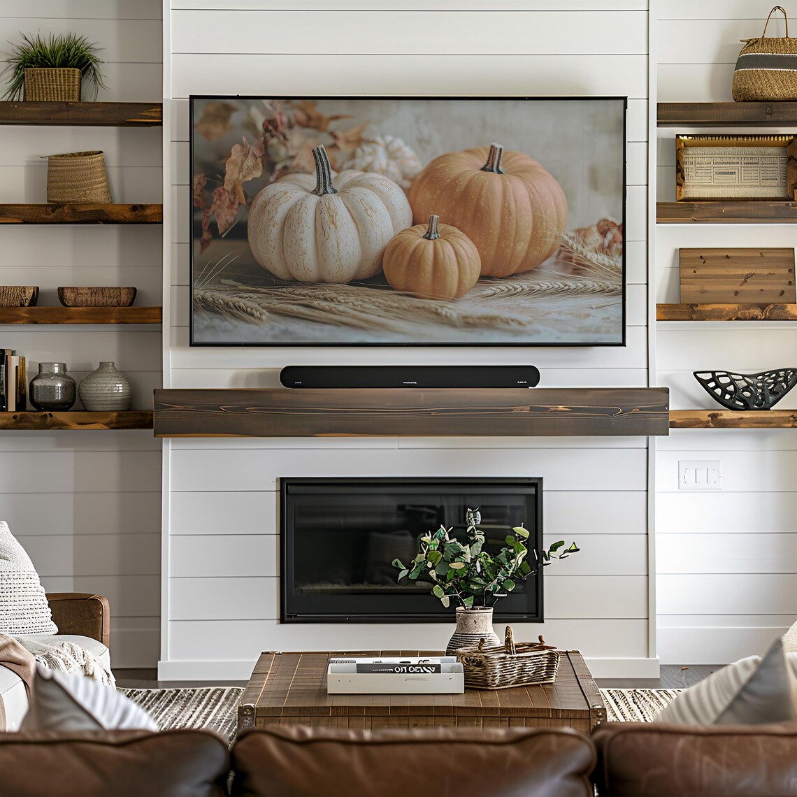 Fall Pumpkin Thanksgiving Art Print, Seasonal Decor - Image 2