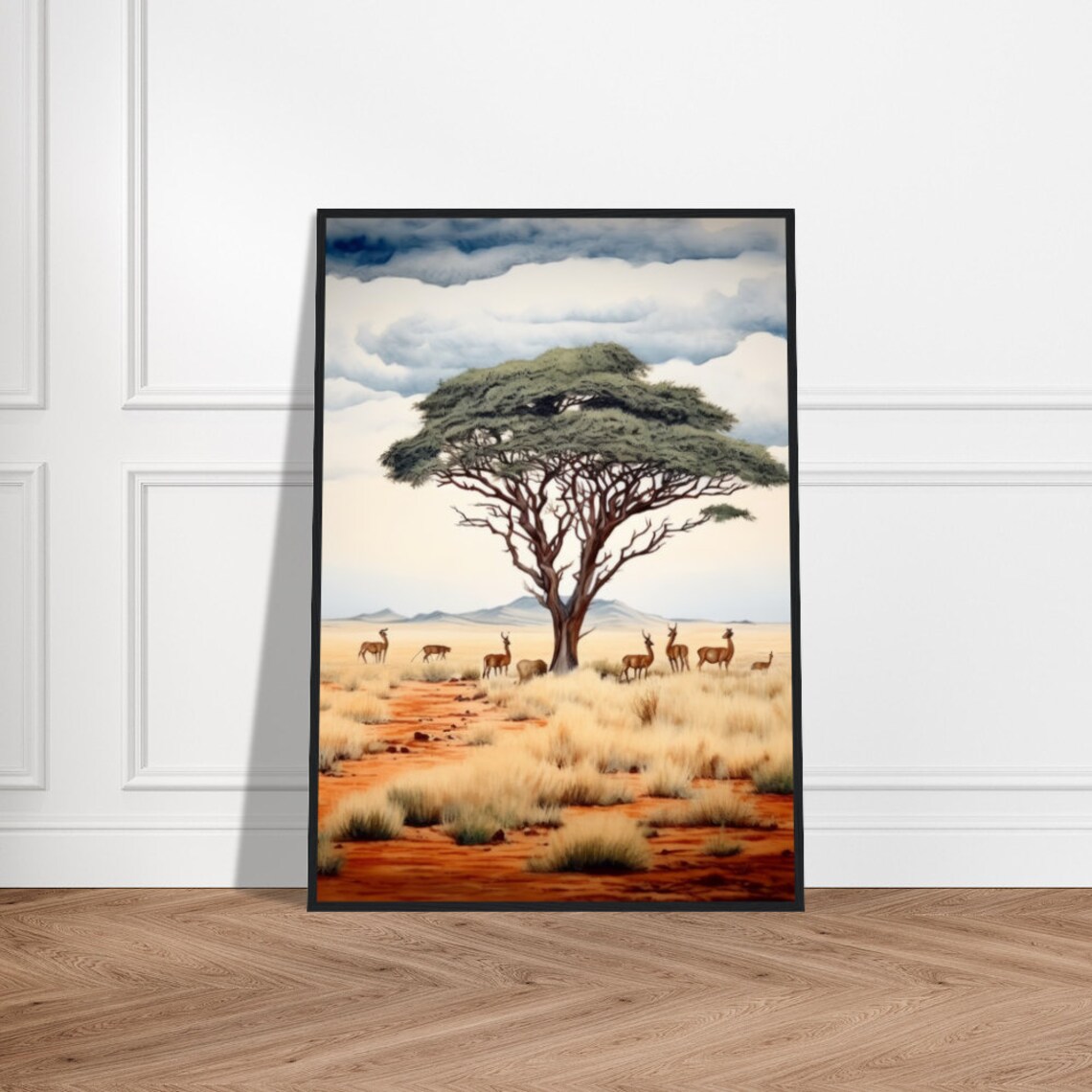 Etosha Namibia Framed Poster Travel Poster Africa Travel Poster Namibia - Image 3