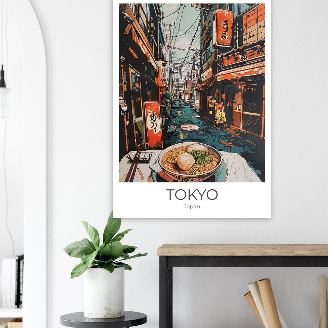 Tokyo Travel Poster Travel Poster Tokio Travel Print Tokio Poster Wall Art Tokio Vintage Poster Travel Poster Tokio Print - Image 2