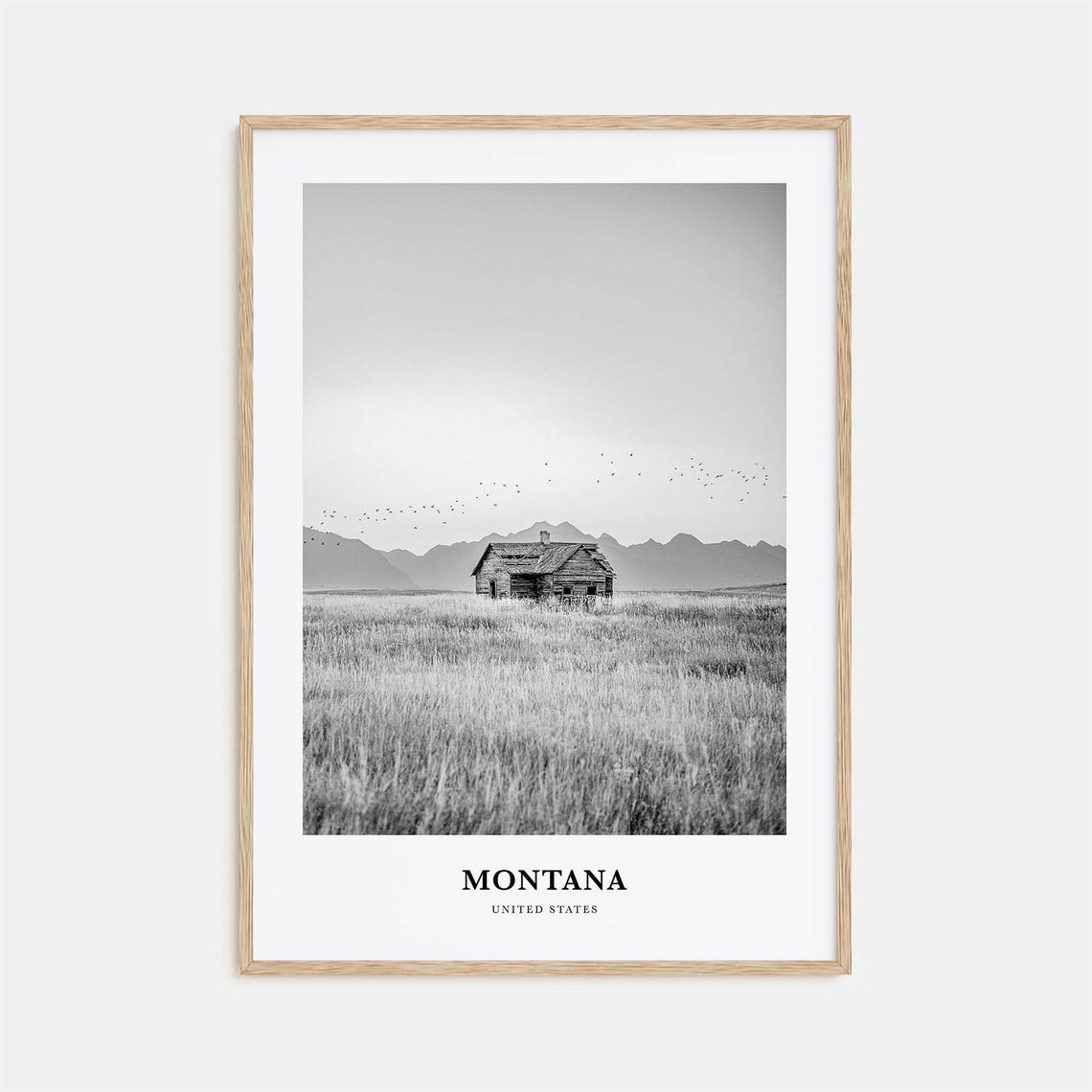 Montana Wall Art No 1 Montana Wall Decor Montana Poster Montana Home Decor Montana Travel Gift Montana Travel Print