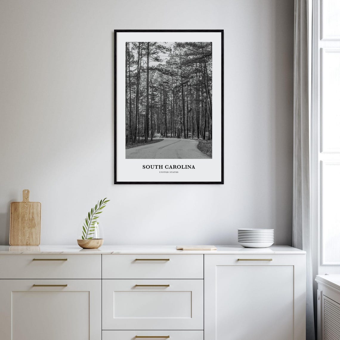 South Carolina Wall Art South Carolina Wall Decor South Carolina Poster South Carolina Home Decor South Carolina Travel Gift Travel - Image 2