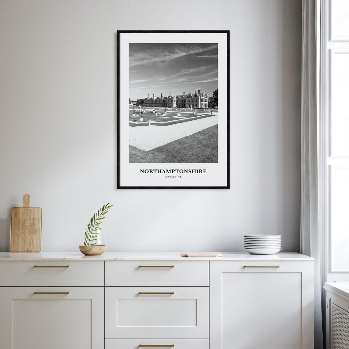 Northamptonshire Historic Stately Home and Formal Gardens Poster - Image 2