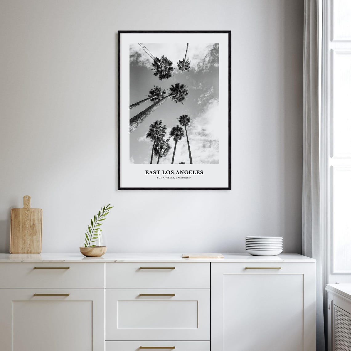 East Los Angeles Wall Art East Los Angeles Wall Decor East Los Angeles Poster East Los Angeles Home Decor East Los Angeles Travel Gift - Image 2