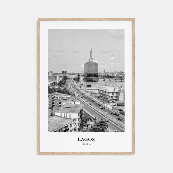 Lagos Wall Art Nigeria No 2 Lagos Wall Decor Lagos Poster Lagos Home Decor Lagos Travel Gift Lagos Travel Print