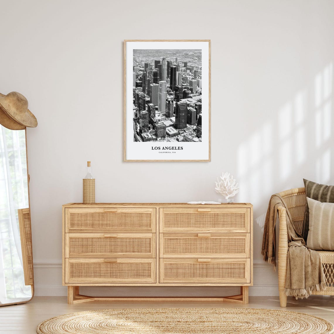 Los Angeles Wall Art No 1 Los Angeles Wall Decor Los Angeles Poster Los Angeles Home Decor Los Angeles Travel Gift Los Angeles Travel - Image 3