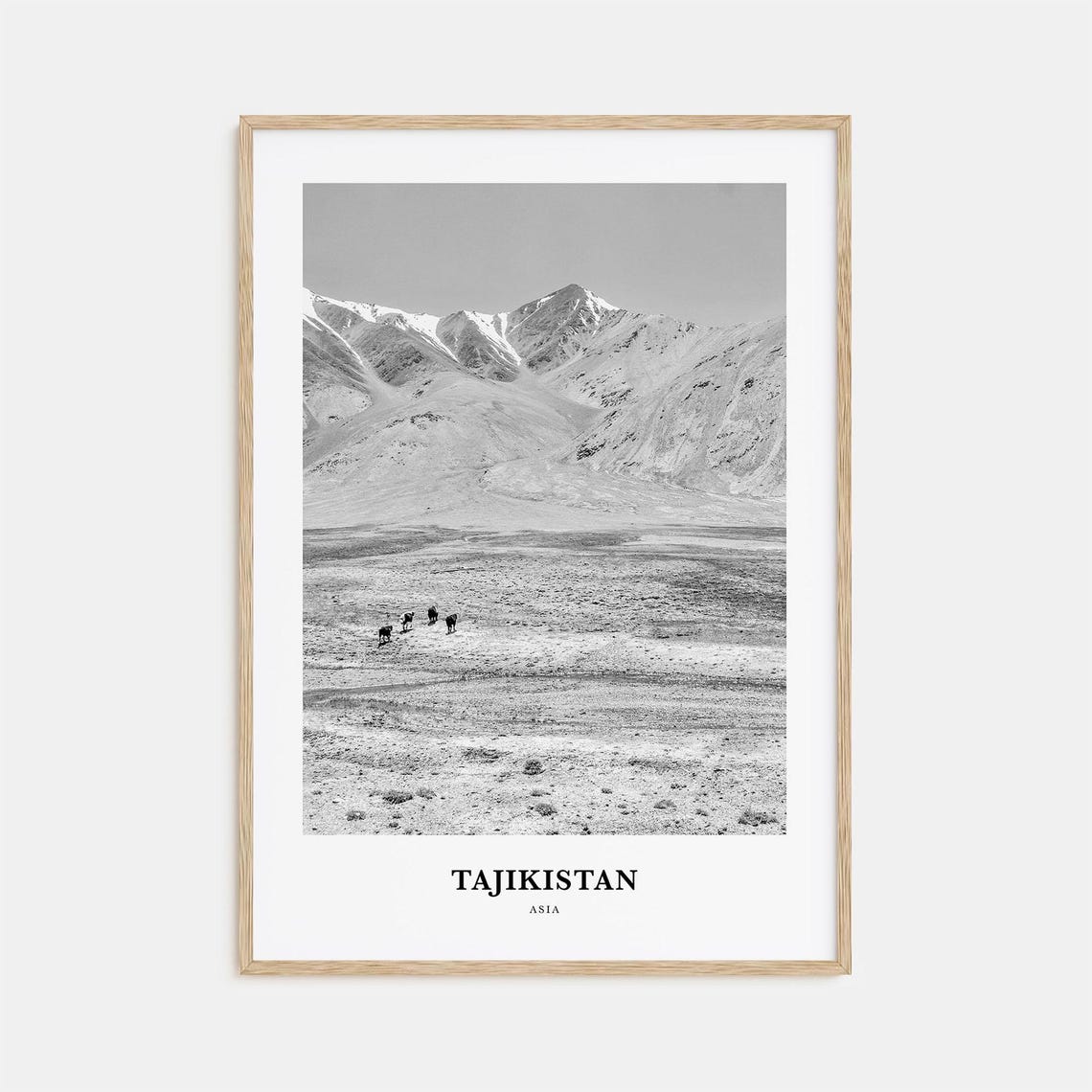 Tajikistan Wall Art Tajikistan Wall Decor Tajikistan Poster Tajikistan Home Decor Tajikistan Travel Gift Tajikistan Travel Print