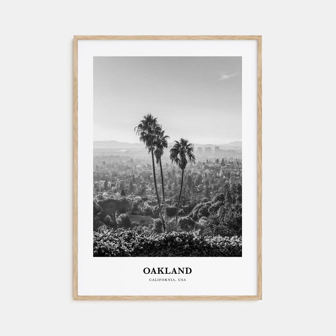 Oakland Wall Art No 1 Oakland Wall Decor Oakland Poster Oakland Home Decor Oakland Travel Gift Oakland Travel Print