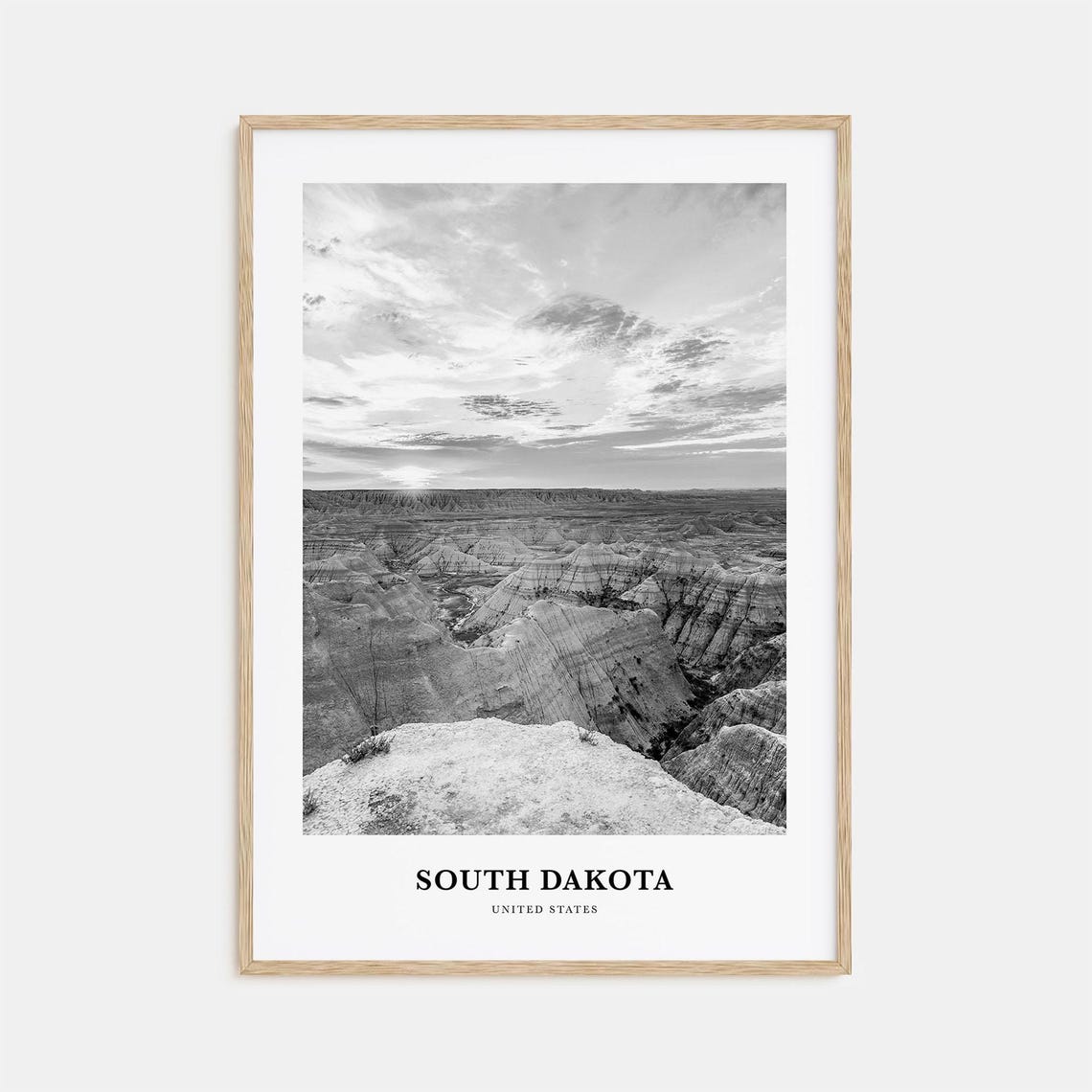 South Dakota Wall Art South Dakota Wall Decor South Dakota Poster South Dakota Home Decor South Dakota Travel Gift South Dakota Travel