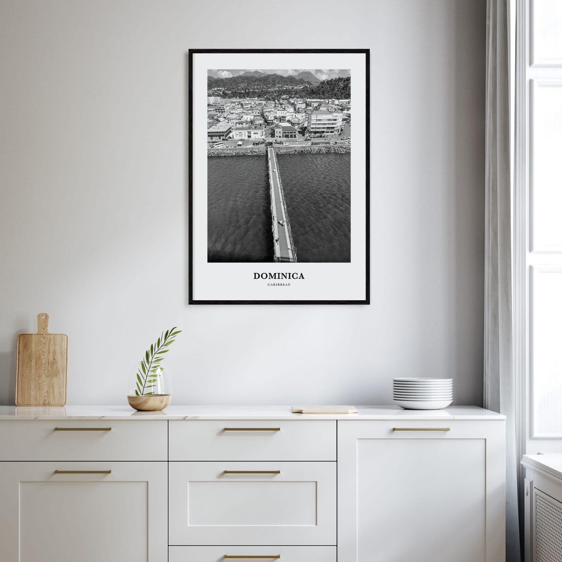 Dominica Wall Art Dominica Wall Decor Dominica Poster Dominica Home Decor Dominica Travel Gift Dominica Travel Print - Image 2