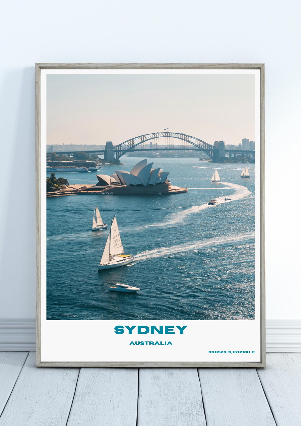 Sydney Traditional Travel Poster, Opera House