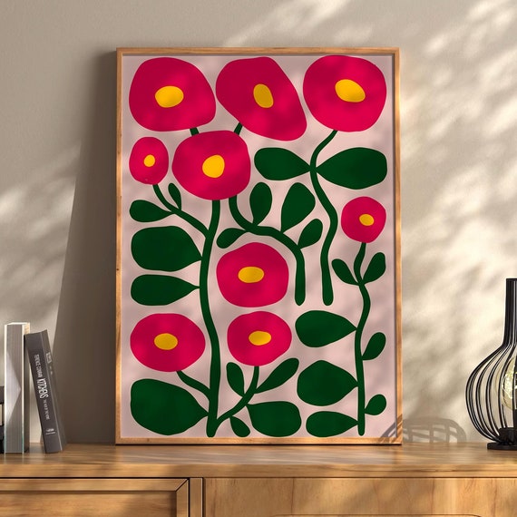 Henri Matisse Flower Boho Style Art Print