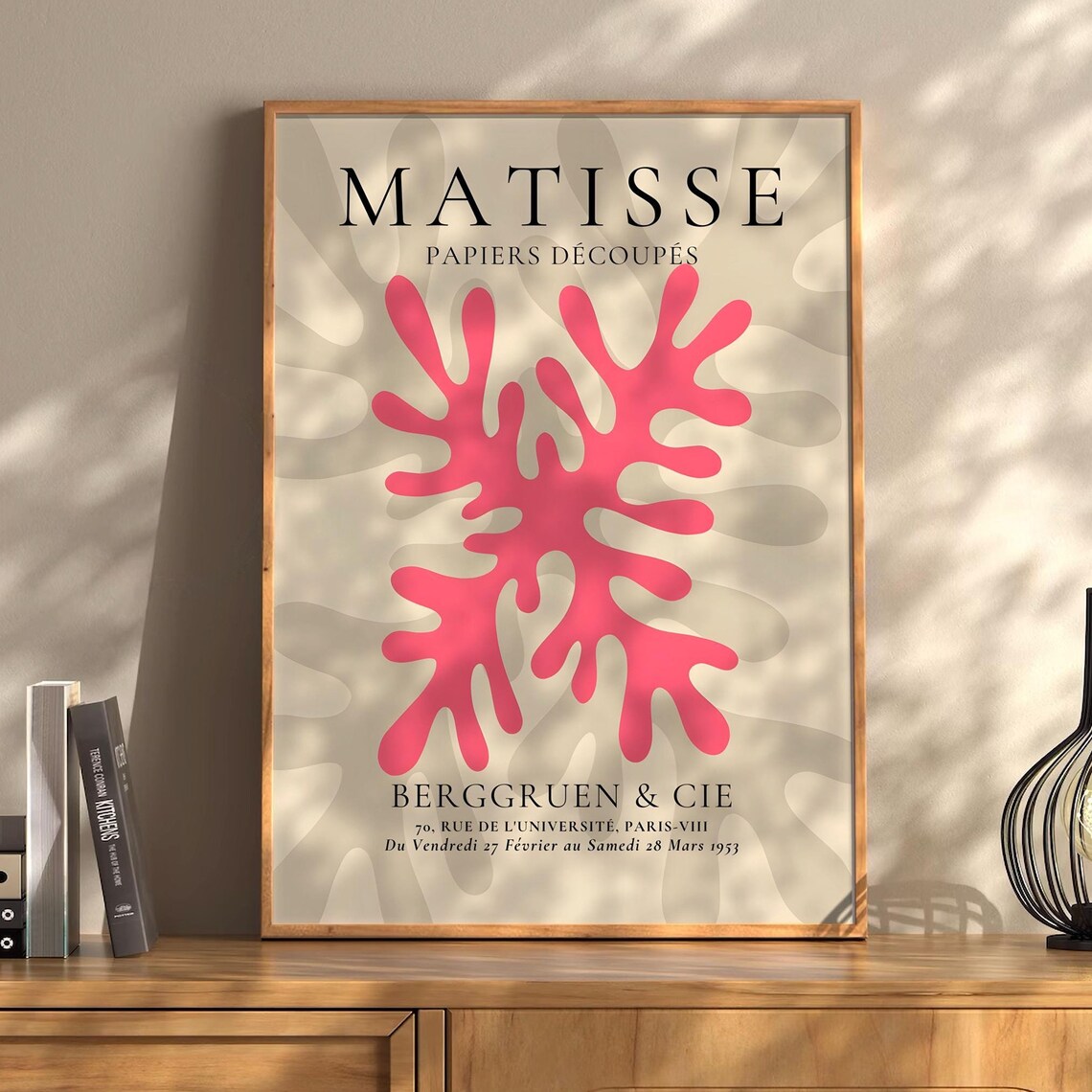 Henri Matisse Abstract Boho Style Exhibition Poster Eclectic Prints Gallery Wall Art Retro Trendy Instant