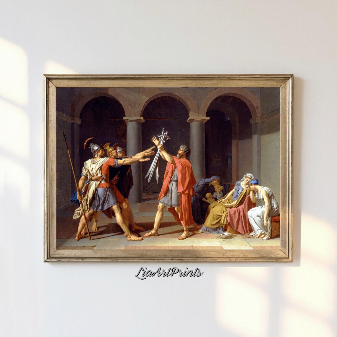 Classical Historical Oath Scene Art Print