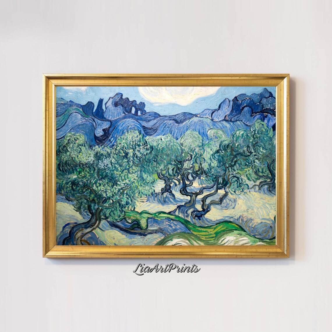 Olive Trees, Expressive Impressionist Landscape Art - Image 2