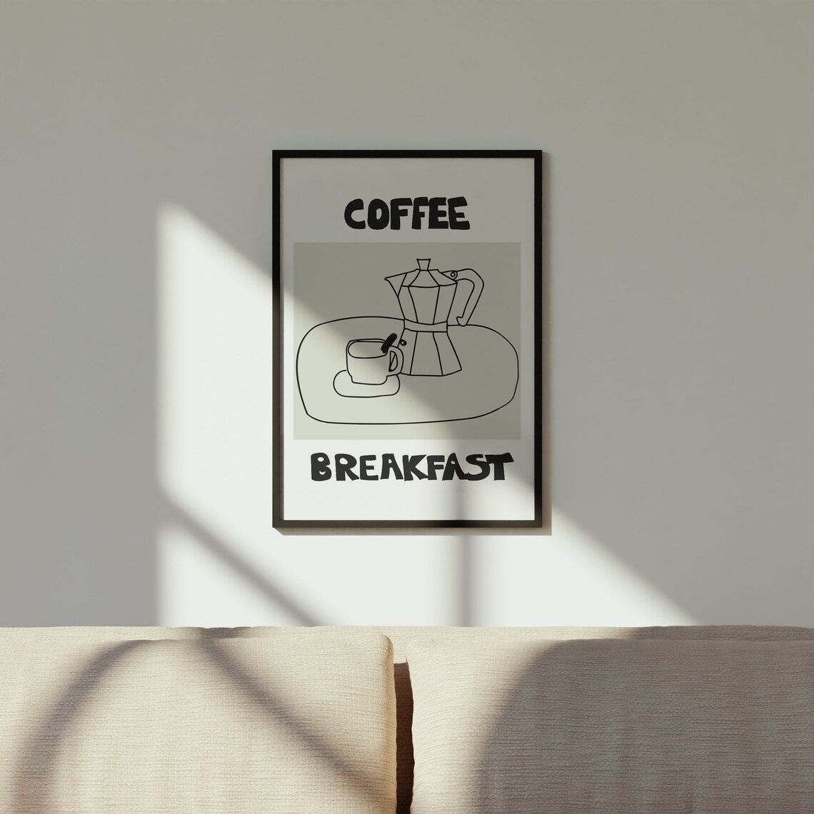 Coffee Print Breakfast Print Kitchen Prints Kitchen Poster Modern Prints Food Print Coffee Poster Coffee Print Wall Art - Image 3