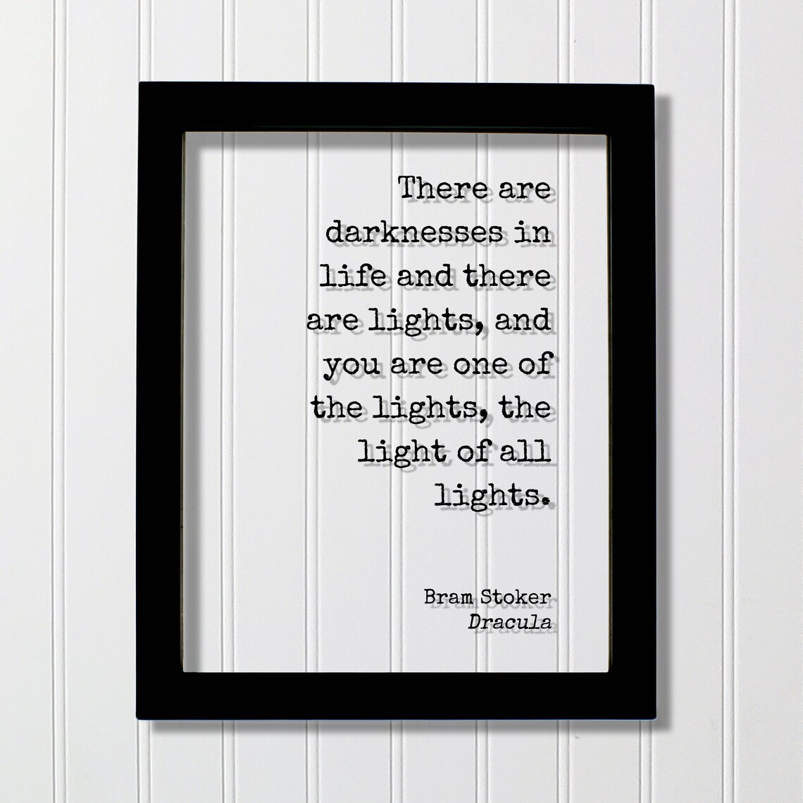 Dracula Quote Art Print, Gothic Vampire Decor
