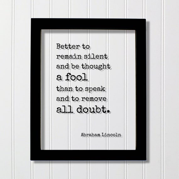 Abraham Lincoln Quote Poster, Typography Wall Art