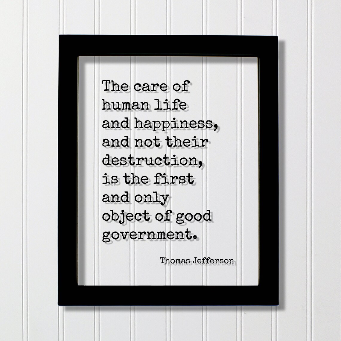 Thomas Jefferson Quote Art Print, Good Government