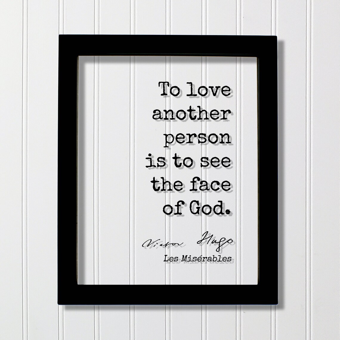 Victor Hugo Les Misrables Quote Art Print