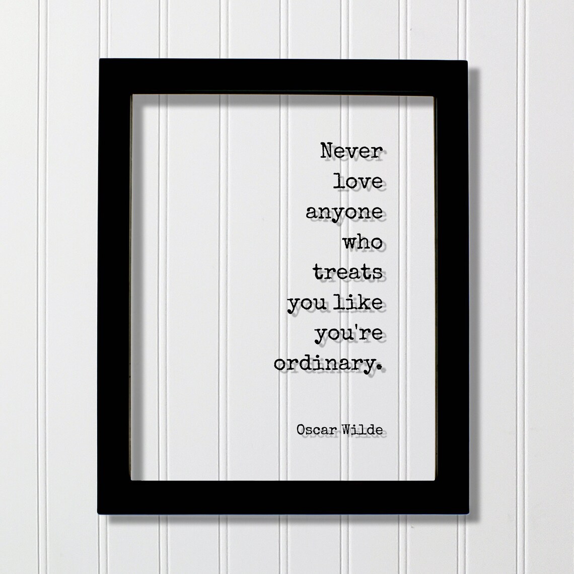Oscar Wilde Quote Art Print, Loving Caring Support