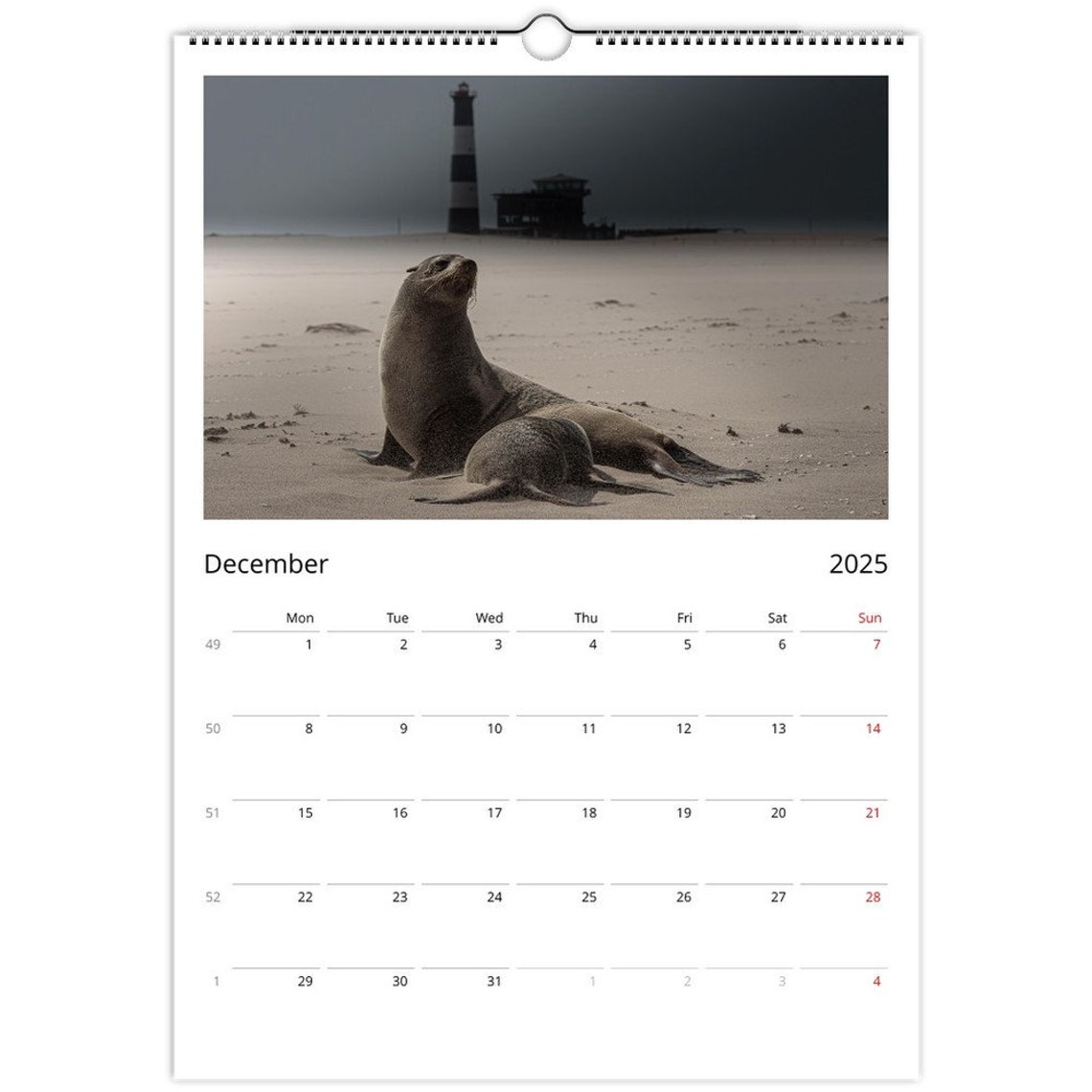 Namibia Giraffe Africa Impressions Wall Calendar Page Wall Art - Image 4