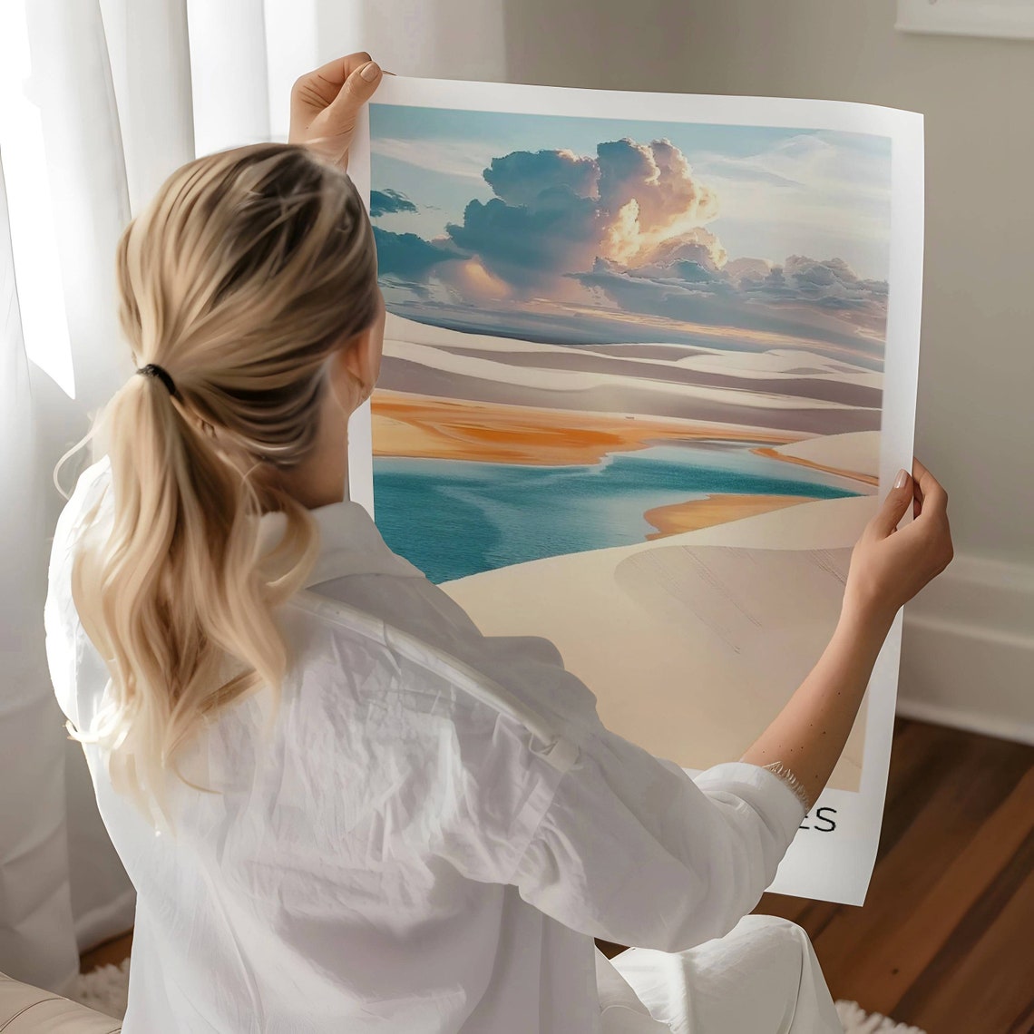 Lencois Maranhenses Brazil Travel Poster Brazil Lenis Maranhenses National Park Poster Brazil Gift - Image 5