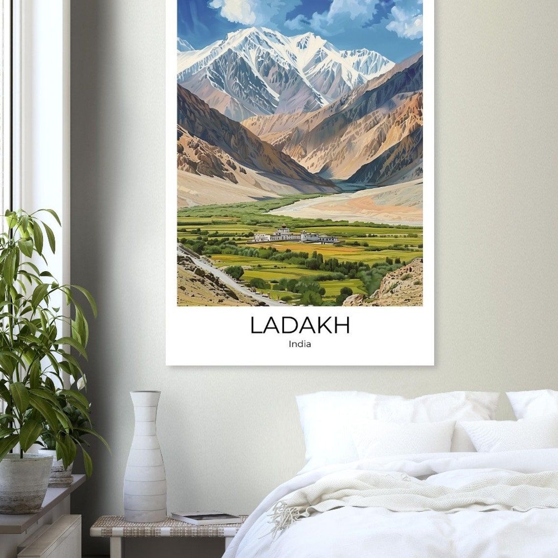Ladakh Travel Poster Ladakh Travel Print Ladakh In Summer Poster Wall Art Ladakh Ladakh Print - Image 5