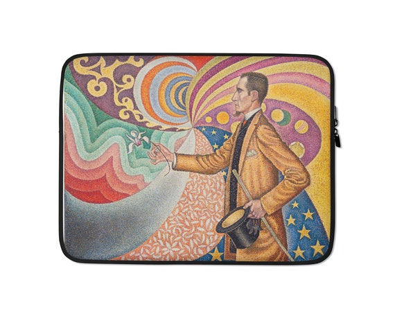 Macbook Pro Air Case Sleeve 13 15 16 Inch Artsy Neoprene Designer Laptop Bag Cute Cool Paul Signac Portrait De Felix Feneon