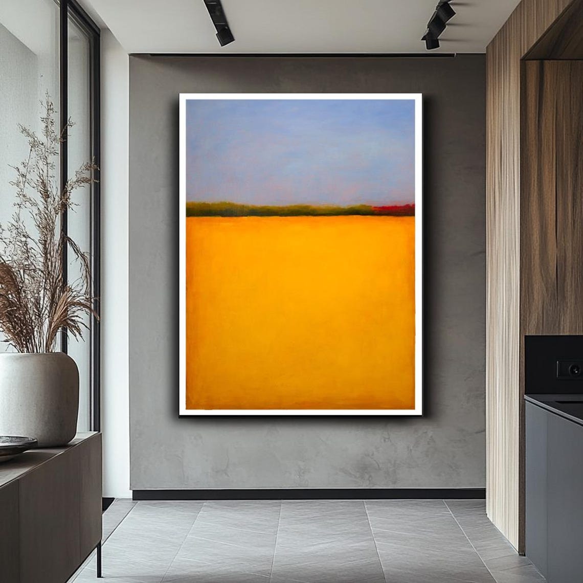 Mark Rothko Mark Rothko Style Large Abstract Yellow Print Modern Minimalist Wall Art Bold Abstract Color Field Art - Image 2