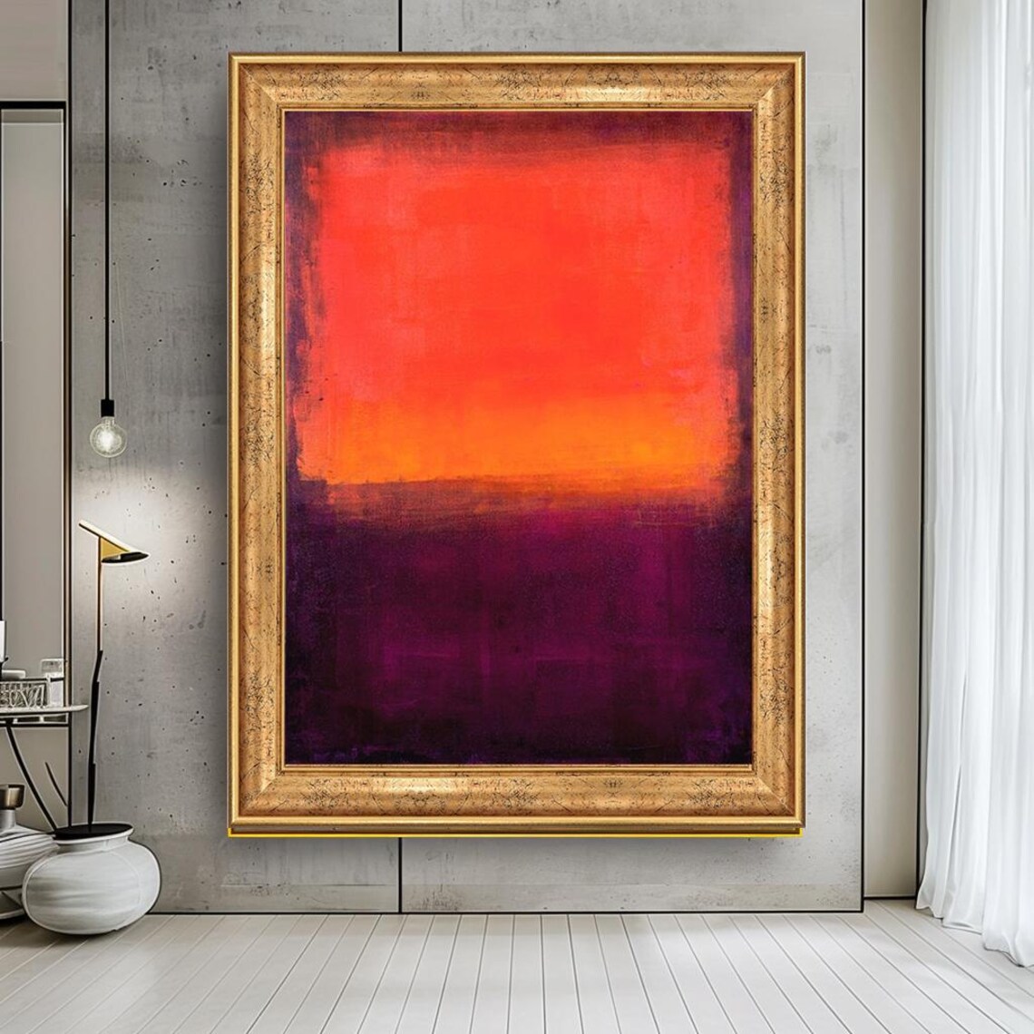 Rothko-Inspired Abstract Color Field Wall Art Print