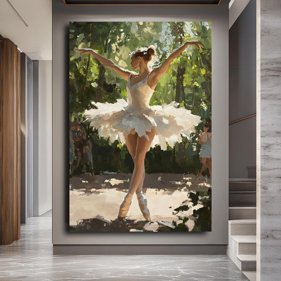 Ballerina in Nature Wall Art Print, Modern Dance - Image 5