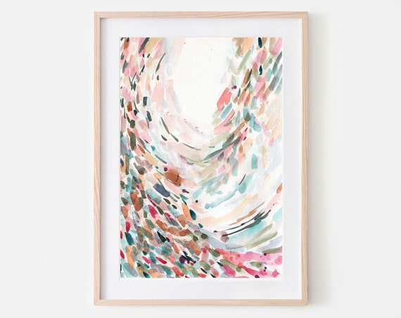 Modern Colorful Art Neutral Wall Art Colorful Abstract Print Art Instant Colorful Wall Art Abstract Art Art