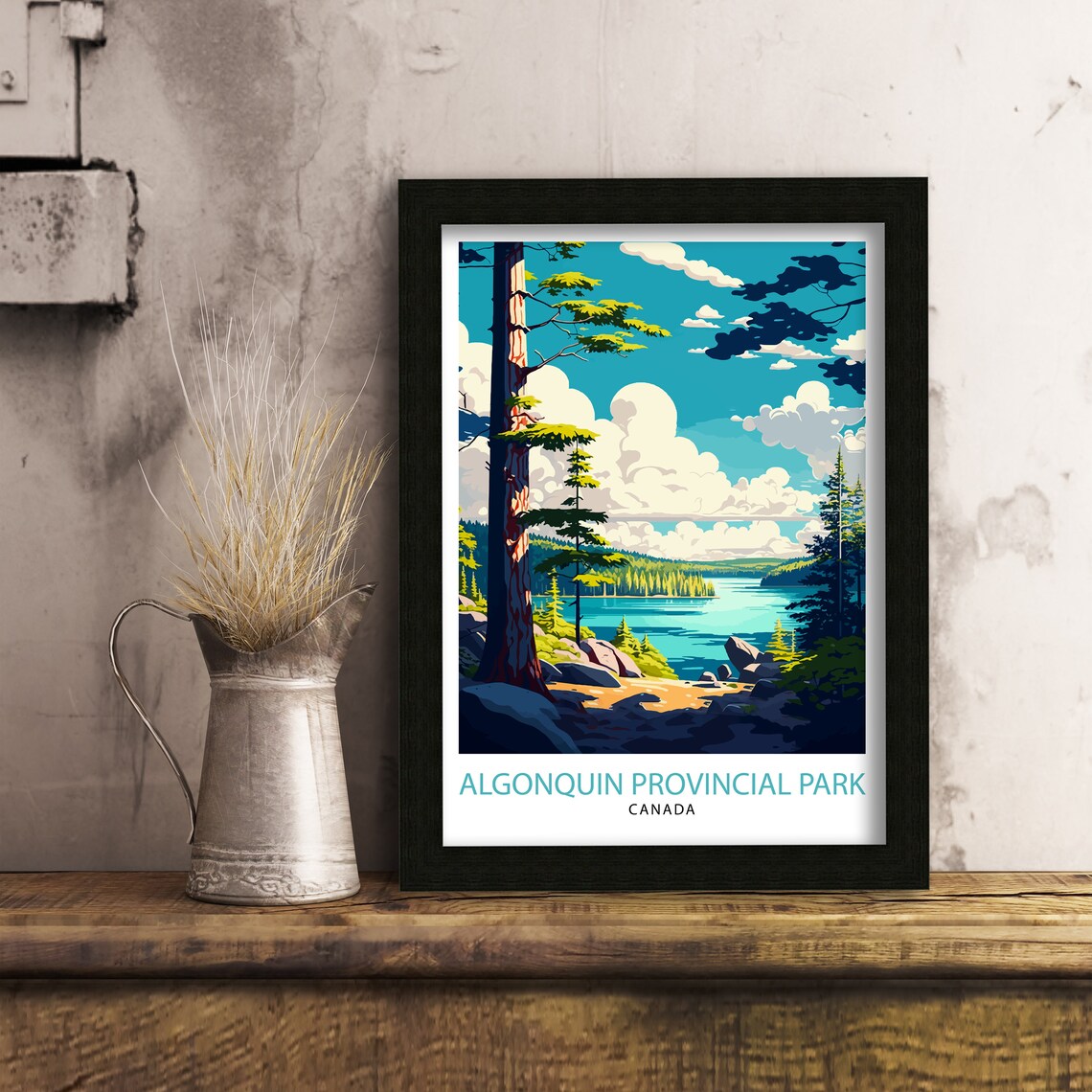 Algonquin Provincial Park Canada Travel Poster - Image 3