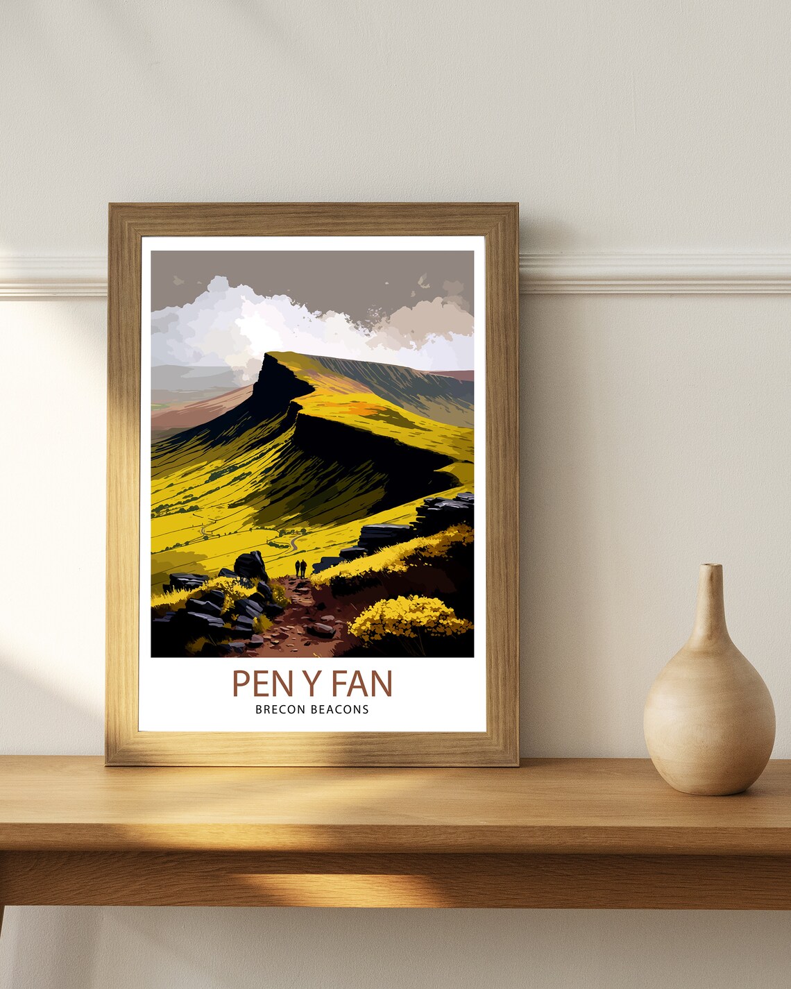 Pen Y Fan Wales Travel Poster, Wales Home Decor - Image 2