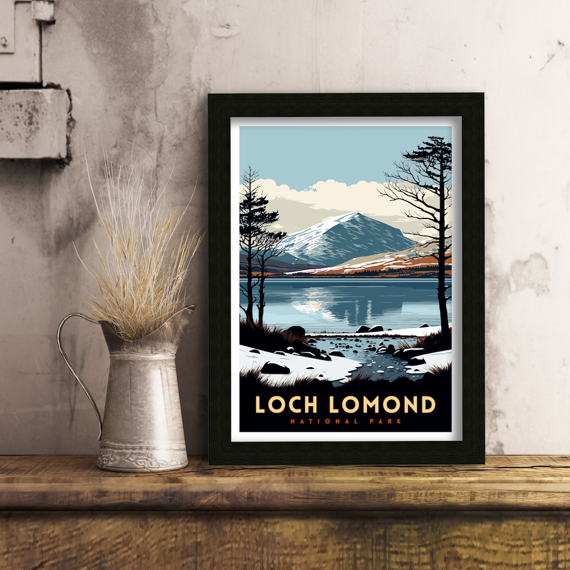 Loch Lomond Scotland National Park Travel Poster - Image 2