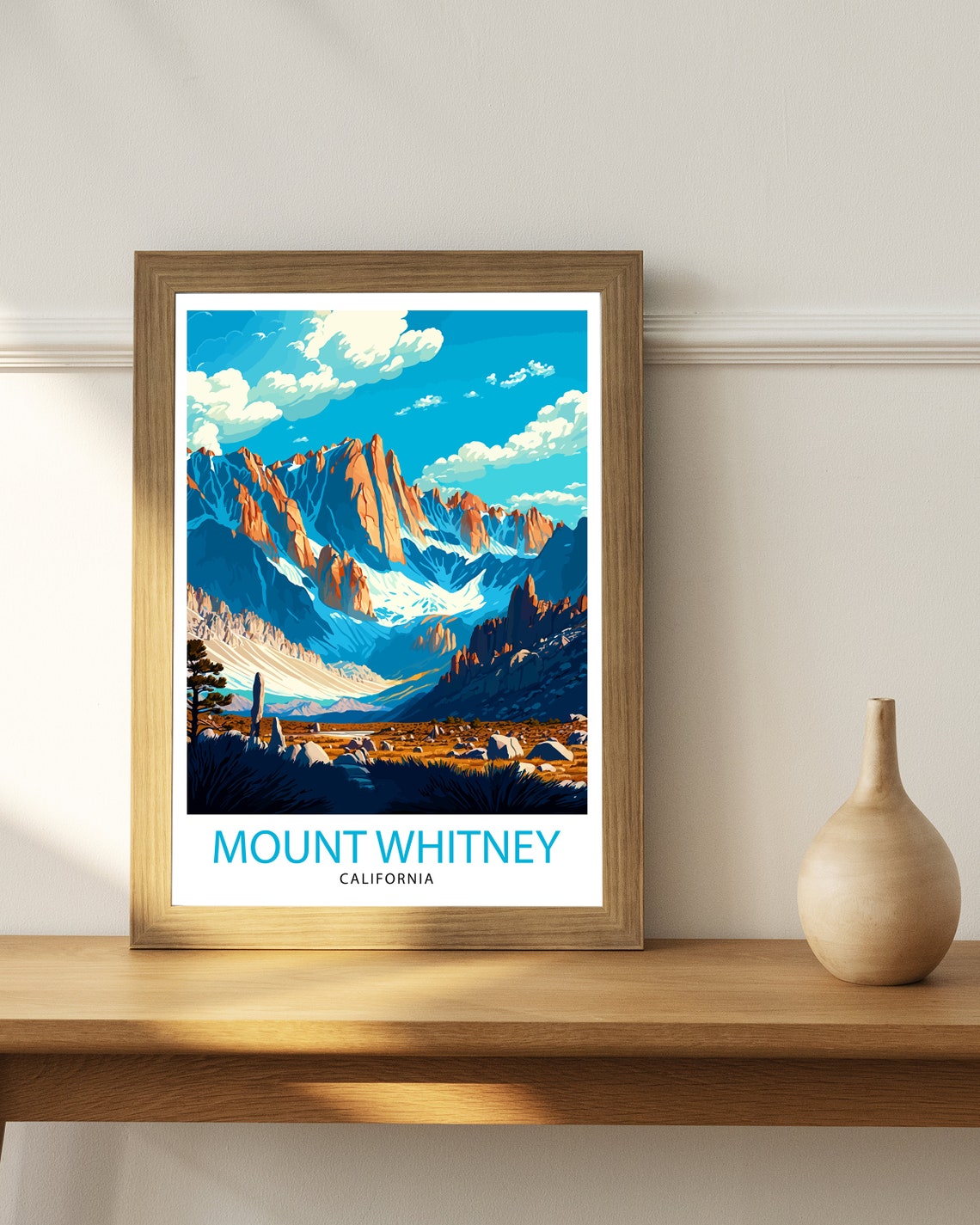 Mount Whitney California Sierra Nevada Peaks Alpine Mountain Poster - Image 2