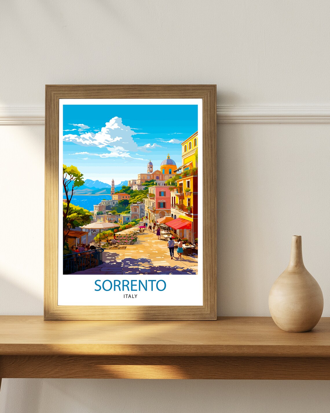 Sorrento Italy Travel Poster, Italy Wall Decor - Image 2