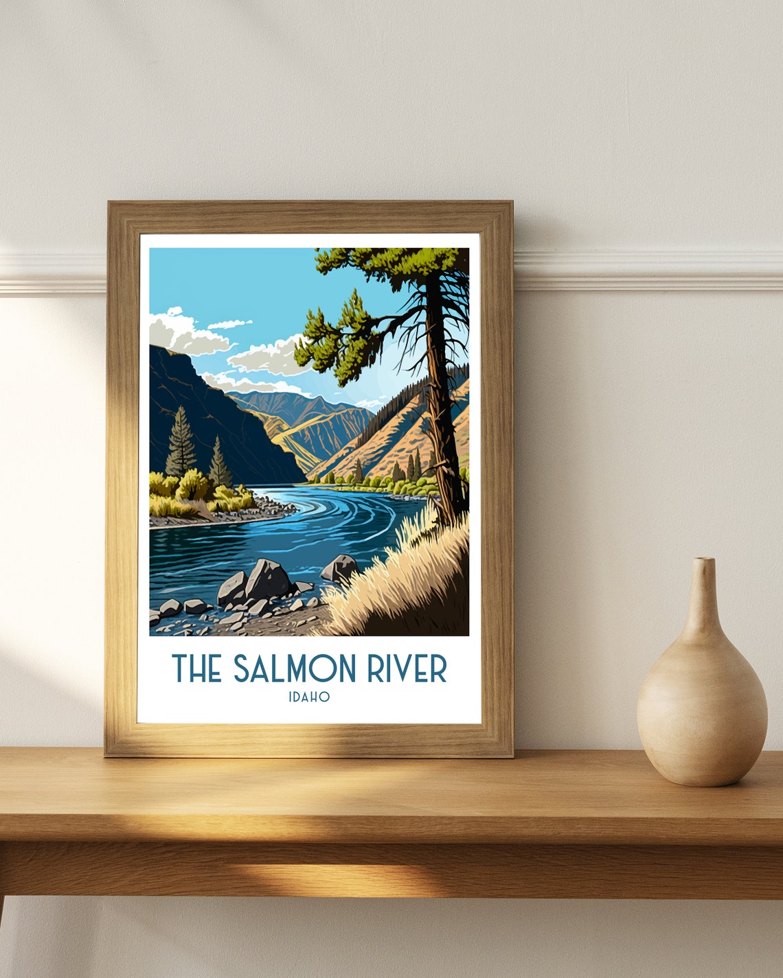 Idaho Poster Travel Print Poster Idaho Print Idaho Wall Art Idaho Idaho Travel Poster Idaho Travel Travel Poster Print - Image 2