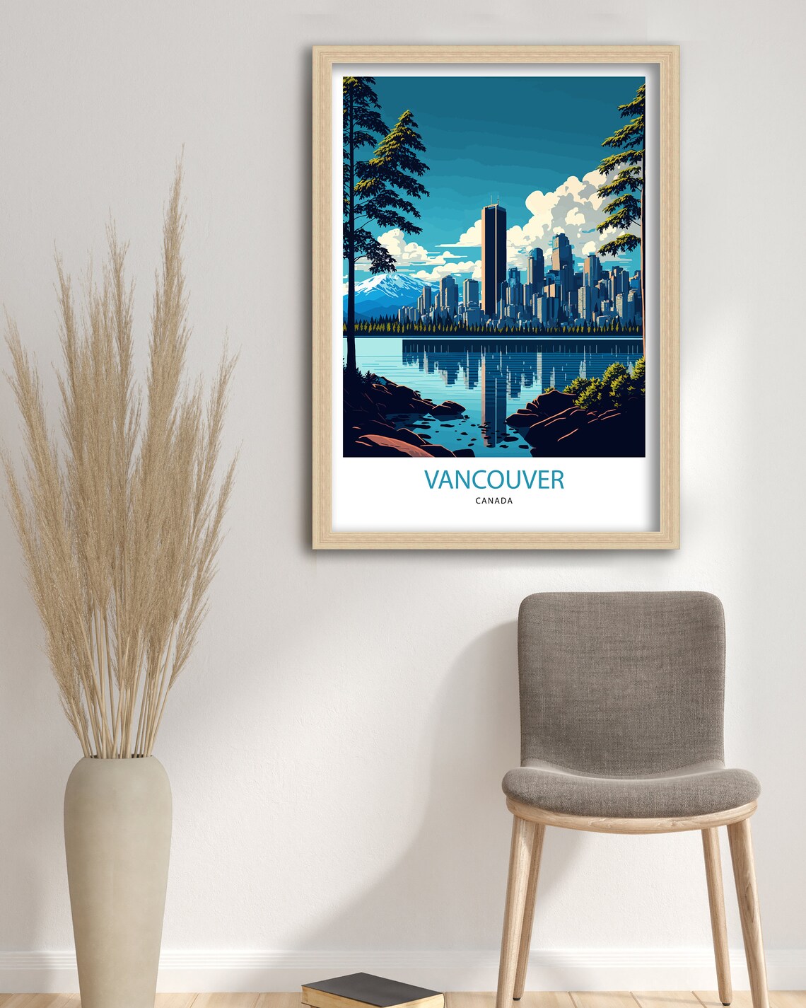 Vancouver Travel Poster, British Columbia Canada - Image 3