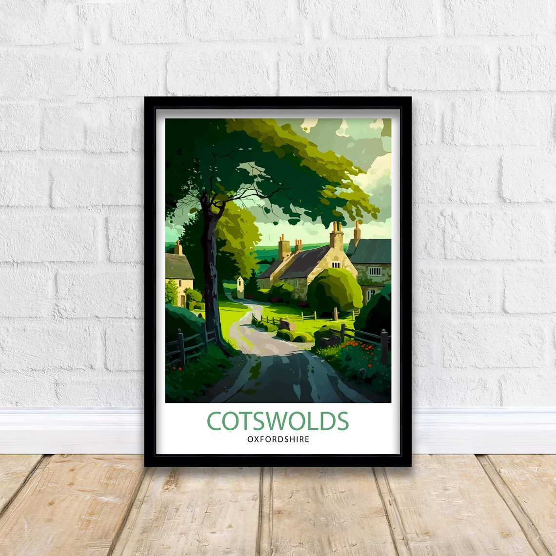 Cotswolds Travel Poster, Home Decor Print - Image 3